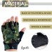 Children Military Half-Gloves for Small Army Fans – Half-Gloves to Wear When Cycling Exercising Skating Skateboarding Roller Skating – Breathable Protective Half-Gloves for Kids - BMG2KRMX4
