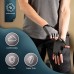 Fingerless Rowing Gloves. Perfect Fitness Gloves for Rowing Machine Exercise Bike Weight Lifting Cycling Training Gym. Workout Gloves for Men and Women - BHW4HBYQP
