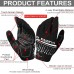 Full Finger Workout Gloves Weight Lifting Touchscreen for Men Women with Padding Full Hand Gym Exercise Gloves Male Female Non Slip Fitness Gloves Extra Grip for Cycling Climbing Hiking - B7Q65LBHE