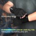 ihuan Ventilated Weight Lifting Gym Workout Gloves with Wrist Wrap Support for Men & Women Full Palm Protection for Weightlifting Training Fitness Hanging Pull ups - BKDYG17G8