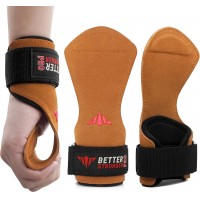 Kilitn Weight Lifting Gloves Grips Straps PRO Heavy Duty Exercise Barbell Alternative to Power Hooks Deadlifts Adjustable Padded Wrist Wrap Support Bodybuilding Powerlifting - B4933FHR6