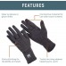 MERIWOOL Merino Wool Glove Liners Touchscreen Compatible - B37WW14WR