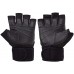 Schiek Sports Platinum 3 4 Finger Wrist Wrap Lifting Gloves Black Gray - BLYZOLYLI