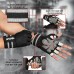 SPAREL Workout Gloves for Men and Women Weight Lifting Gloves Gym Gloves for Men Exercise Gloves with Wrist Support for Weightlifting Training Full Palm Protection for Pull ups Fitness and Rowing - BKEVHGXUX