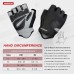 Vinsguir Workout Gloves for Men and Women Fingerless Weight Lifting Gloves for Exercise Lightweight Breathable Gym Gloves for Weightlifting Fitness Training Climbing Cycling and Rowing - BLU6FTF20