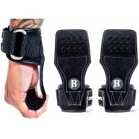 Weight Lifting Grips With Wrist Straps Lifting Straps With Power Grip For Deadlifts Weightlifting Gloves For Max Weight & Reps Non-slip Weight Lifting Wrist Straps With Lifting Grips Pair - B575N9EPX