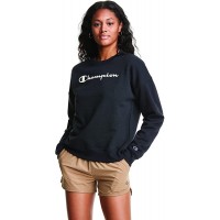 Champion Women's Powerblend Relaxed Crew-Graphic - B056JZI4R