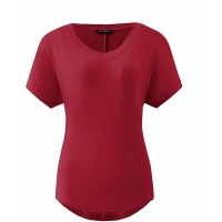 KLOTHO Casual Tops High Low Shirts for Women - BSTTFLTDL