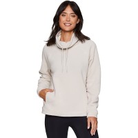 RBX Active Women's Soft Plush Fleece Cowl Neck Pullover Sweatshirt with Pockets - BGH0SW3GS