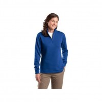 Sport-Tek Women's Sporttek 1 4 Zip Sweatshirt,Large,Blue - B4DHYGMC5
