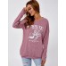 STYLEIE Women Schrute Farms Letter Cute Graphic The Office Fan Round Neck Shirts - B1K6SABAI