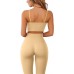 QINSEN Women 2 Piece Workout Outfits Sports Bra Seamless Leggings Yoga Gym Activewear Set - BFZDUGHC4
