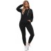Selowin Women Casual Sweatsuit Pullover Hoodie Sweatpants Sport Outfits Jogger Set - BL2UV4AK7