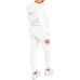 TOLENY Women's 2 Piece Sweatsuit Outfits Zipper Up Hooded Sweatshirt Jogger Sets Tracksuit with Pockets - BOPPCN95M