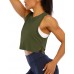 HIOINIEIY Womens Crop Tops Workout Tops Loose Sleeveless Cropped Muscle Open Side Shirts Gym Exercise Yoga Shirts - BAYPP52RW