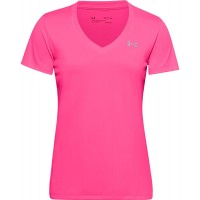 Under Armour Women's Tech Short Sleeve V-Neck Solid - B2HBY20U8