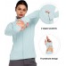 Women's UPF 50+ Sun UV Protection Shirt Long Sleeve Lightweight SPF UV Running Hiking Athletic Jacket with Zip Pockets - B8I01SKOS
