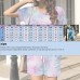 AMTF 2 Piece Summer Outfits For Women 2022 Fashion Gradient Tie Dye Print Joggers Sets Casual Drawstring Shorts Gym Sets - BRR9GGDL6