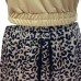 Leopard Heart Print Tank Top Two Piece Outfits for Women Skirt Set Sleeveless Shirts Drawstring Pencil Skirt Set Romper - B89SBEG3I