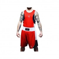 Pro Impact Unisex Boxing Vest Top and Shorts Set for Kickboxing Exercise Sports Sparring Fighting Training Fitness Boxers - BTBT72T94