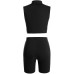 qfmqkpi 2 Piece Outfits for Women Sleeveless Crop Tank Top Yoga Gym Shorts Tracksuits Set - BBBI6UYP2