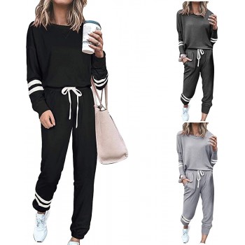 Sweatsuits Sets for Women 2 Piece Christmas Outfits Lounge Sets Women's Tracksuit Loungewear Set Jogging Suits - B54SEIHNG
