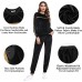 Sykooria Women's Velour Sweatsuits Sets 2 Piece Outfits Tracksuit Long Sleeve Pullover and Sweatpants Sport Suits - BW0PUUNBP