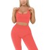 Women's Seamless Yoga Workout Sets 2 Piece High Waist Leggings with Sport Bra Gym Clothes Outfits Activewear - BNQCC7PME