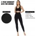Workout Sets for Women 2 Piece Outfits Seamless Ribbed Sports Bra High Waisted Leggings Crop Top Padded Yoga Sets - BXBC0H3GY