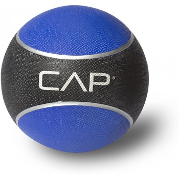 CAP Barbell Rubber Medicine Ball 6-Pound Blue - B0DFATTHJ