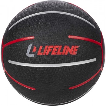 Lifeline 8 lb. Medicine Ball to Develop Total Body Strength Power and Stability Multiple Weights Available - BIUVAV685