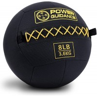 POWER GUIDANCE Wall Ball Weighted Ball Medicine Ball Slam Ball Exercise Balls for Home Gym Working Out Anti Slip Surface 6LB,8LB 10LB 14LB 20LB 25LB 30LB - BB6IWP1SO