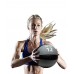 SPRI Medicine Ball Thick Walled Heavy Duty Textured Surface Ball for Workouts Endurance Training Exercise Easy to Read Weight Label Multi-Use Fitness Tool Durable Construction 12 lb - BHPDCKETQ