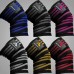 Achieve Fit Knee Wraps for Weightlifting Knee Support for Men and Women Knee Compression for Powerlifting Deadlifting Squat Prevent Knee Injuries Stability and Power 72 Pair Pink Black - BQZT80AVV