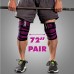 Achieve Fit Knee Wraps for Weightlifting Knee Support for Men and Women Knee Compression for Powerlifting Deadlifting Squat Prevent Knee Injuries Stability and Power 72 Pair Pink Black - BQZT80AVV