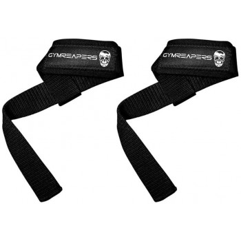 Gymreapers Lifting Wrist Straps for Weightlifting Bodybuilding Powerlifting Strength Training Deadlifts Padded Neoprene with 18 inch Cotton - BB1D1TFX4