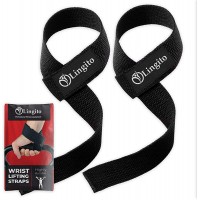Lingito Wrist Wraps | Professional with Thumb Loops | Wrist Support Braces for Men & Women | Weight Lifting Powerlifting Strength Training - BDOMZ76T6