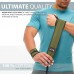 WARM BODY COLD MIND Premium Cotton Wrist Wraps for Crossfit Olympic Weight Lifting Powerlifting Bodybuilding Deadlift Strength Training and Wrist Support with Thumb Loop - BYTH32ZT8
